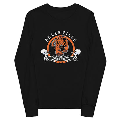 Performance | Youth Long Sleeve T-Shirt | Belleville Community Guard Programs | Vanguard Logo