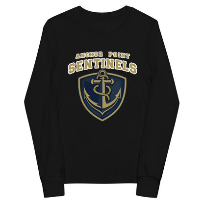 Performance | Youth Long Sleeve T-Shirt | Anchor Point | Crest Logo