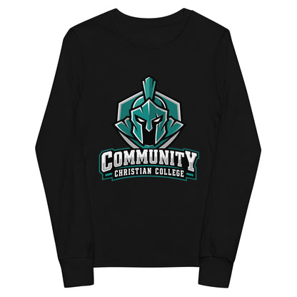 Performance | Youth Long Sleeve T-Shirt | Community Christian College | Vanguard Athletic Logo