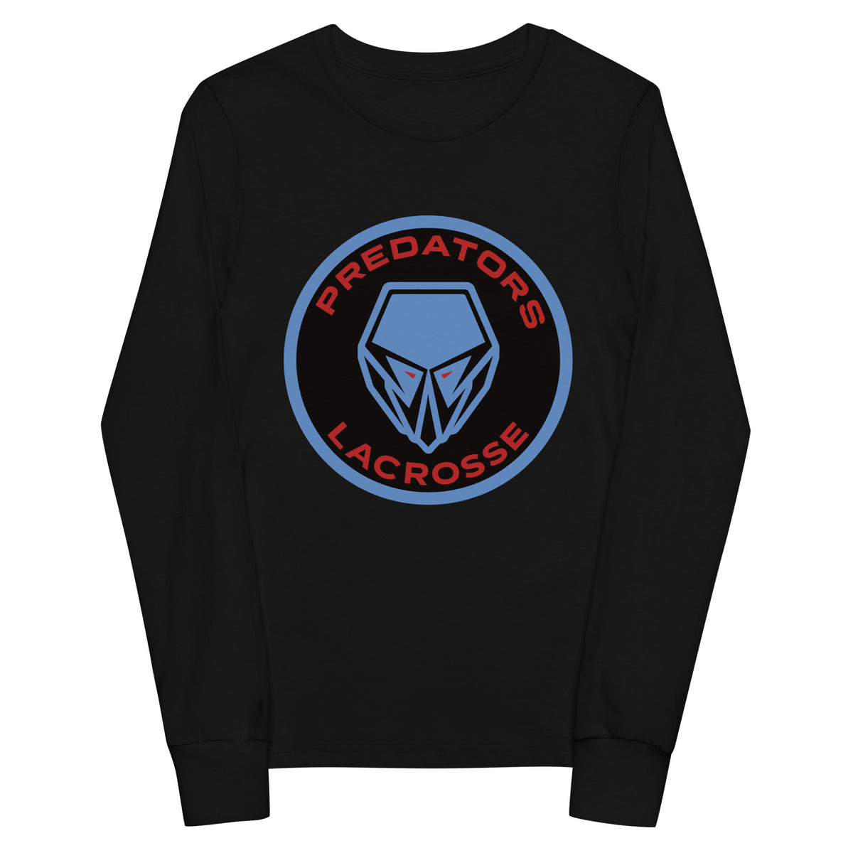 Performance | Youth Long Sleeve T-Shirt | Predators Lacrosse | Badge Logo
