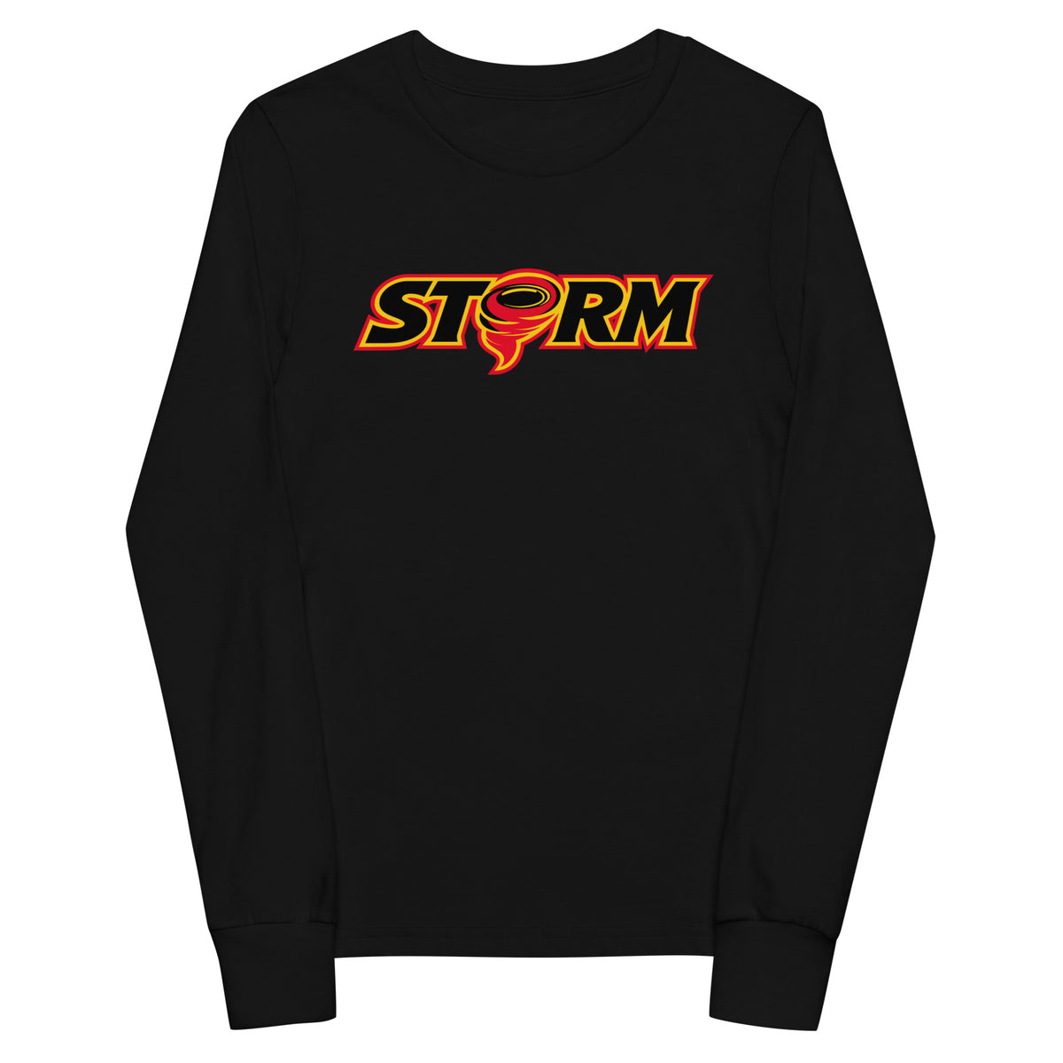 Performance | Youth Long Sleeve T-Shirt | Storm Baseball Team | Crest Logo