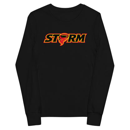 Performance | Youth Long Sleeve T-Shirt | Storm Baseball Team | Crest Logo