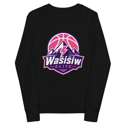 Performance | Youth Long Sleeve T-Shirt | Wašišiw Elite | Emblem Logo