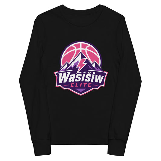 Performance | Youth Long Sleeve T-Shirt | Wašišiw Elite | Emblem Logo