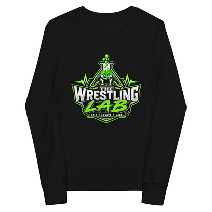 Performance | Youth Long Sleeve T-Shirt | The Wrestling Lab | Emblem Logo