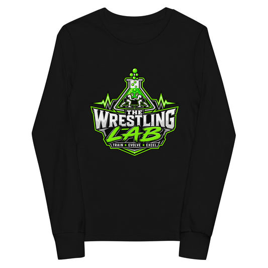 Performance | Youth Long Sleeve T-Shirt | The Wrestling Lab | Emblem Logo