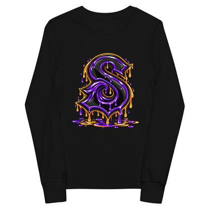 Performance | Youth Long Sleeve T-Shirt | Naples Sirens | Lettermark Logo