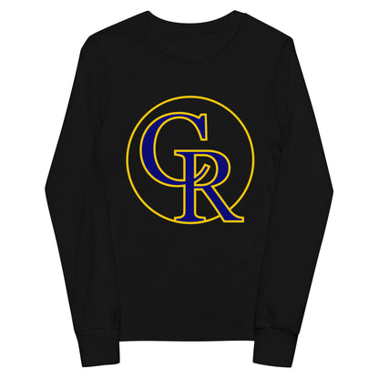Performance | Youth Long Sleeve T-Shirt | Chestnut Ridge Lions Football | Crest Logo