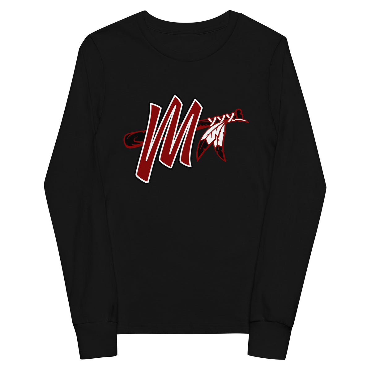 Performance | Youth Long Sleeve T-Shirt | Mohawks Baseball 8u | Crrest Logo