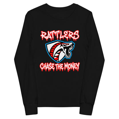 Performance | Youth Long Sleeve T-Shirt | Rattlers 2/11 | Crest Logo