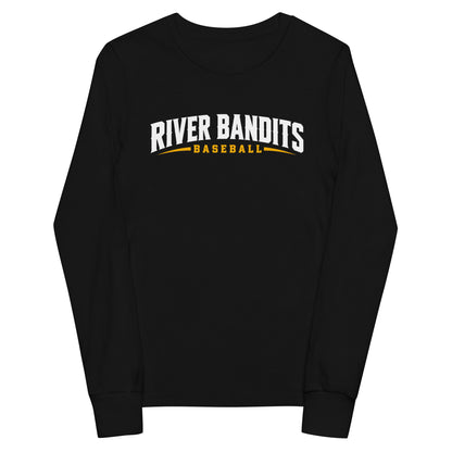 Performance | Youth Long Sleeve T-Shirt | South Bend River Bandits | Lettermark Logo