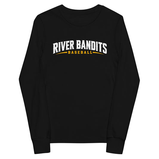Performance | Youth Long Sleeve T-Shirt | South Bend River Bandits | Lettermark Logo