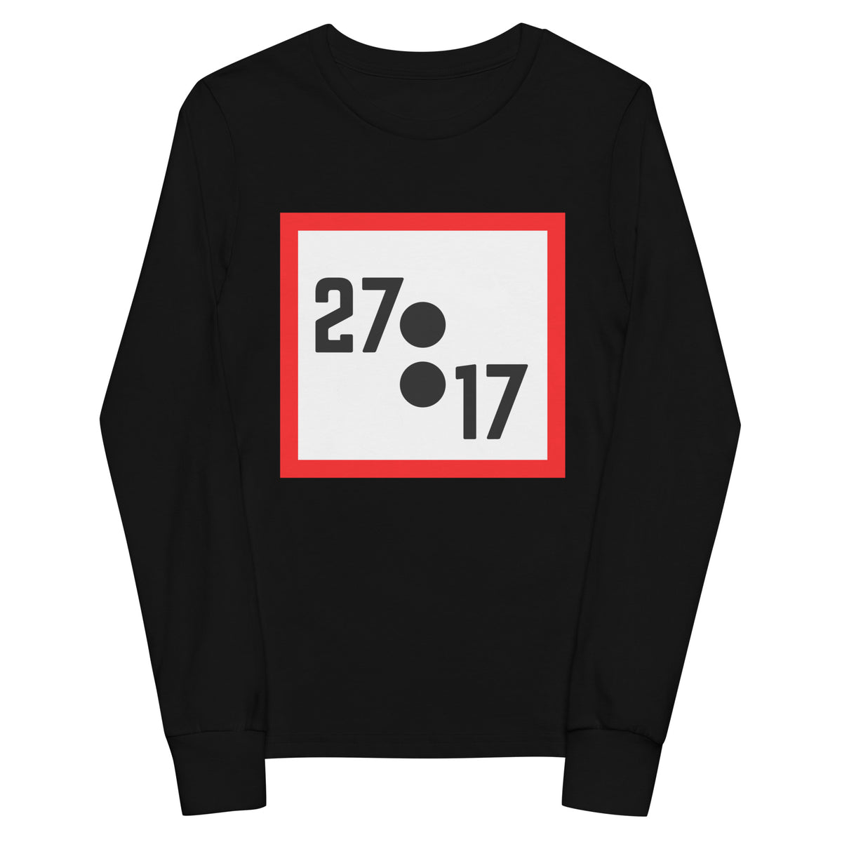 Performance | Youth Long Sleeve T-Shirt | 27:17 | Crest Logo