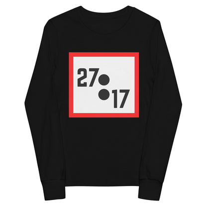 Performance | Youth Long Sleeve T-Shirt | 27:17 | Crest Logo