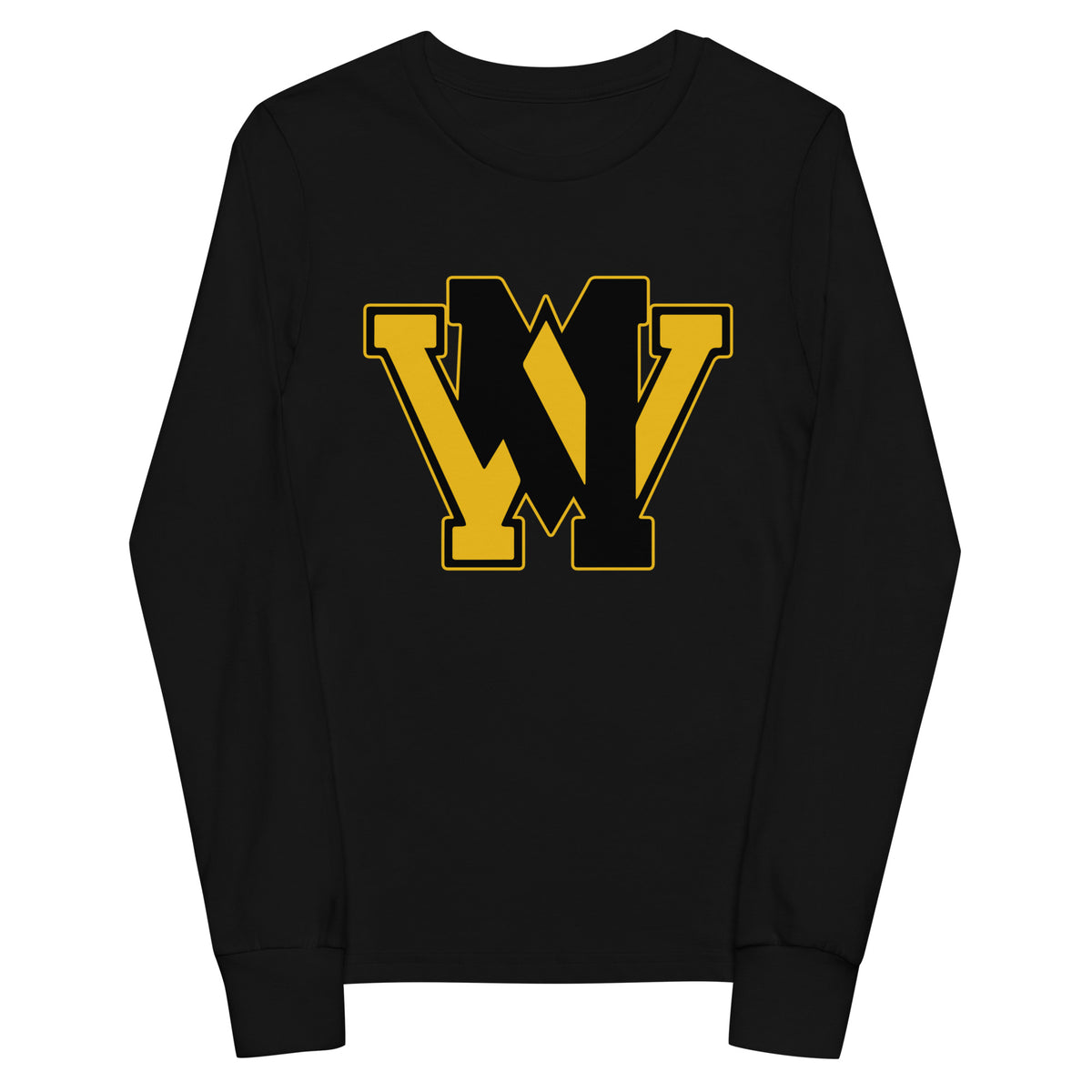 Performance | Youth Long Sleeve T-Shirt | West Milford Indoor Track & Field Team | Emblem Logo