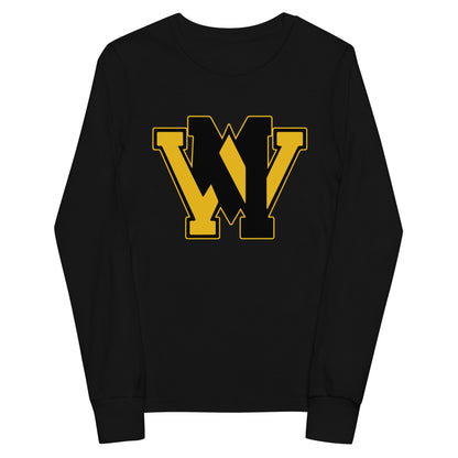 Performance | Youth Long Sleeve T-Shirt | West Milford Indoor Track & Field Team | Emblem Logo