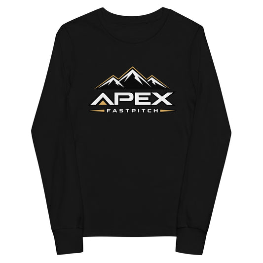 Performance | Youth Long Sleeve T-Shirt | Apex Fastpitch | Crest Logo