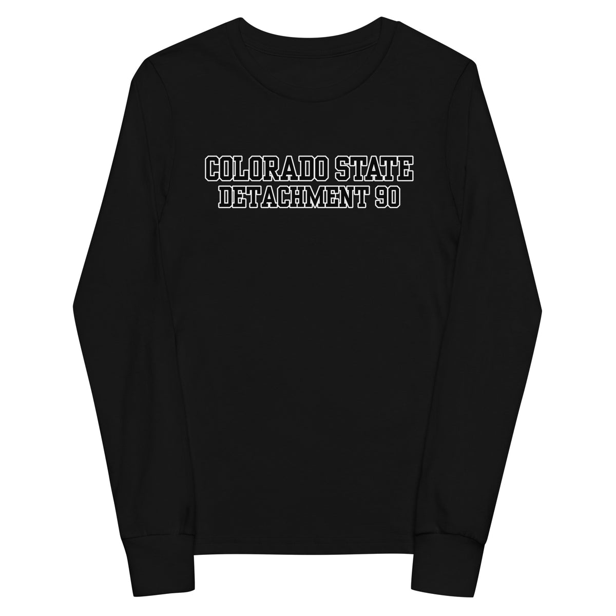 Performance | Youth Long Sleeve T-Shirt | Colorado State Detachment 90 | Modern Script Logo