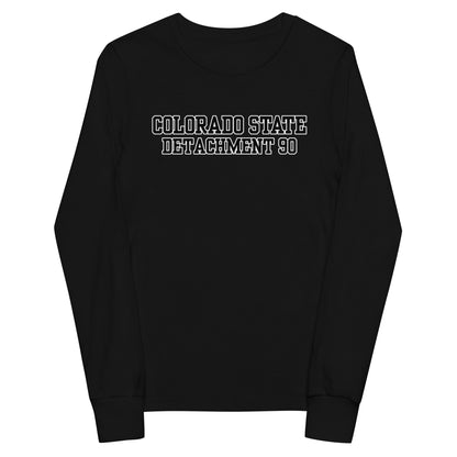 Performance | Youth Long Sleeve T-Shirt | Colorado State Detachment 90 | Modern Script Logo