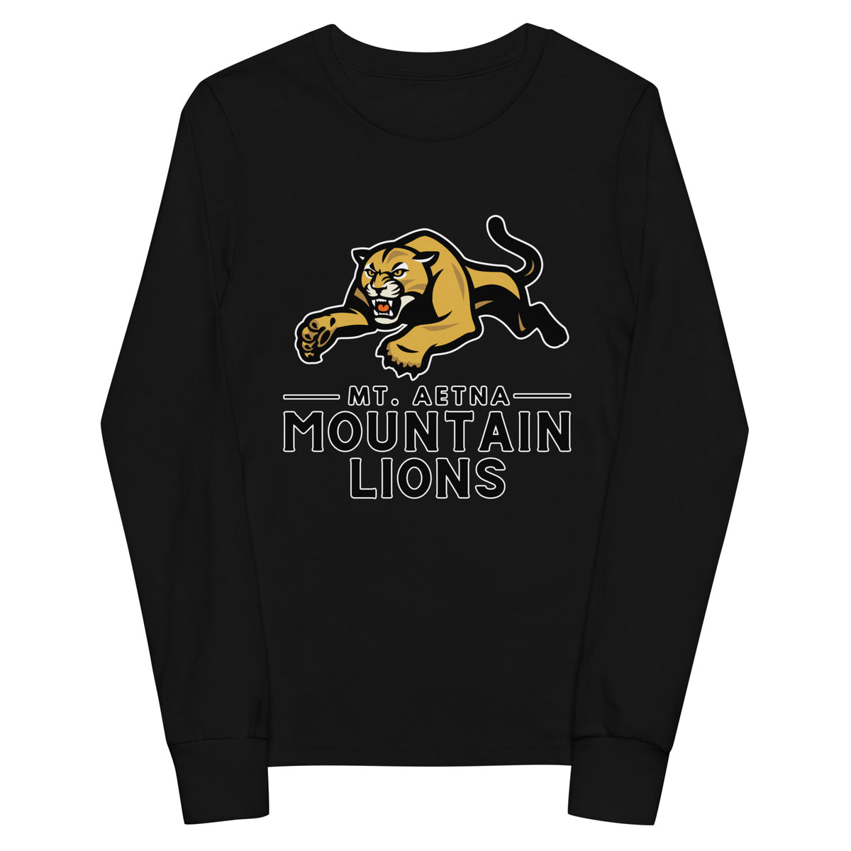Performance | Youth Long Sleeve T-Shirt | Mt. Aetna Adventist School | Emblem Logo