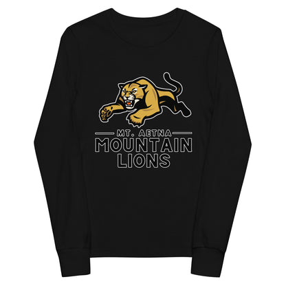 Performance | Youth Long Sleeve T-Shirt | Mt. Aetna Adventist School | Emblem Logo