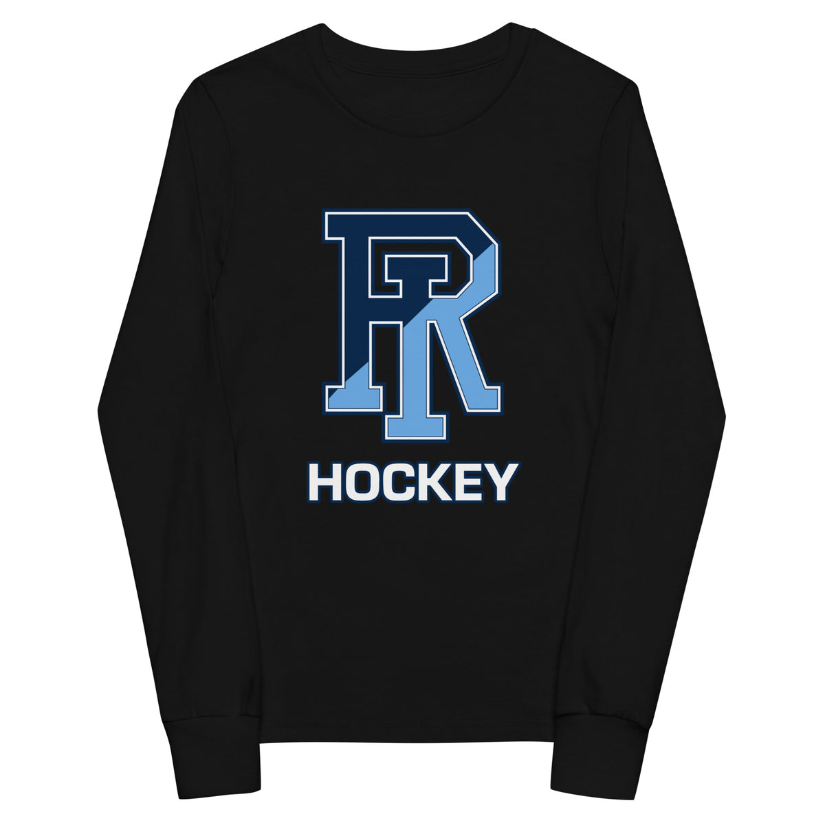 Performance | Youth Long Sleeve T-Shirt | URI Men’s Hockey | Crest Logo