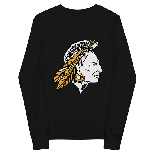 Performance | Youth Long Sleeve T-Shirt | Ava | Mascot Logo