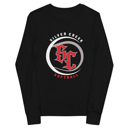 Performance | Youth Long Sleeve T-Shirt | Silver Creek 12U Schreiber | Crest Logo