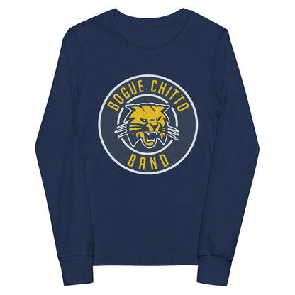 Performance | Youth Long Sleeve T-Shirt | Bogue Chitto Band | Badge Logo