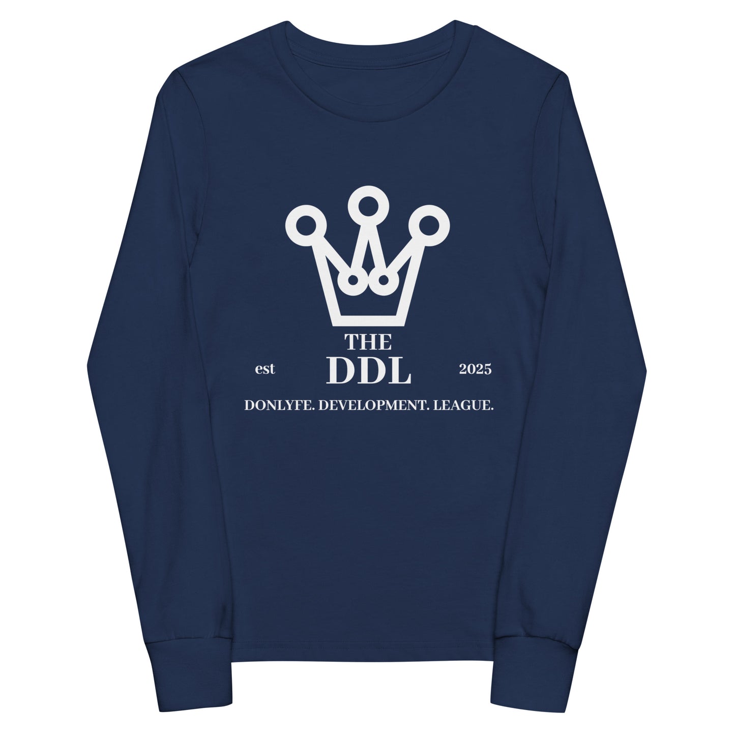 Performance | Youth Long Sleeve T-Shirt | Official DDL Merchandise | Crest Logo