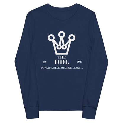 Performance | Youth Long Sleeve T-Shirt | Official DDL Merchandise | Crest Logo