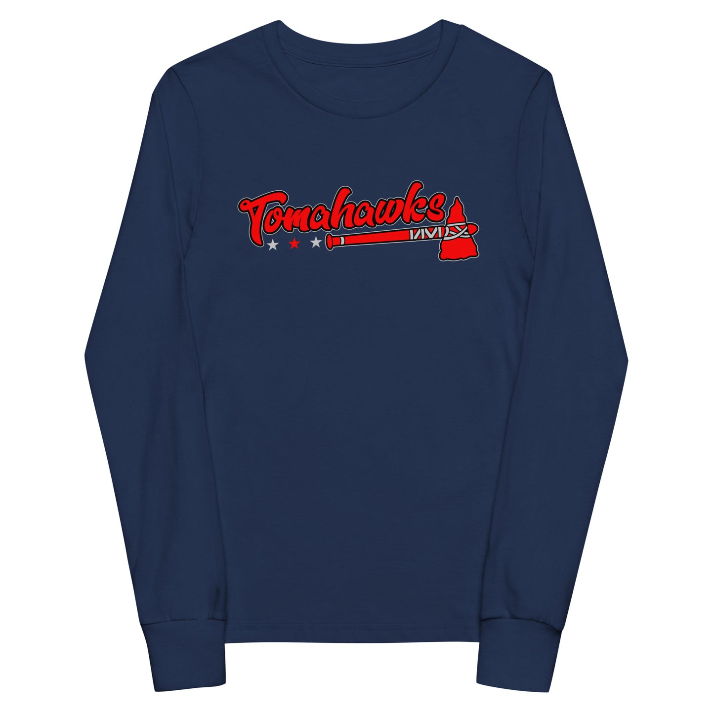 Performance | Youth Long Sleeve T-Shirt | Tomahawks | Crest Logo