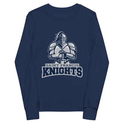 Performance | Youth Long Sleeve T-Shirt | Saint Francis School | Valor Athletics Logo