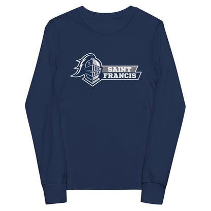 Performance | Youth Long Sleeve T-Shirt | Saint Francis School | Vanguard Logo