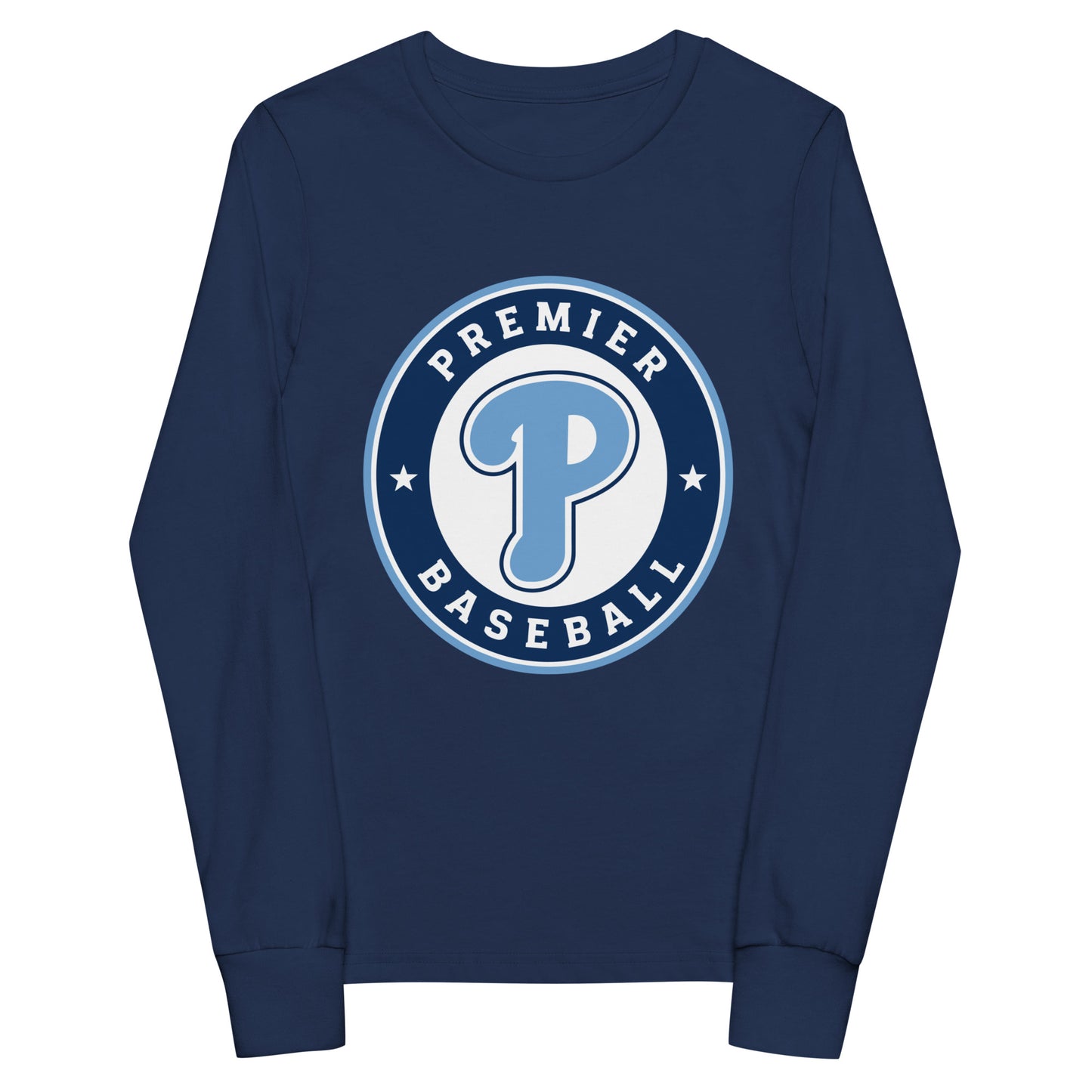 Performance | Youth Long Sleeve T-Shirt | Premier Baseball | Badge Logo
