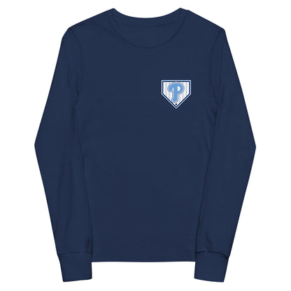 Performance | Youth Long Sleeve T-Shirt | Premier Baseball | Emblem Logo