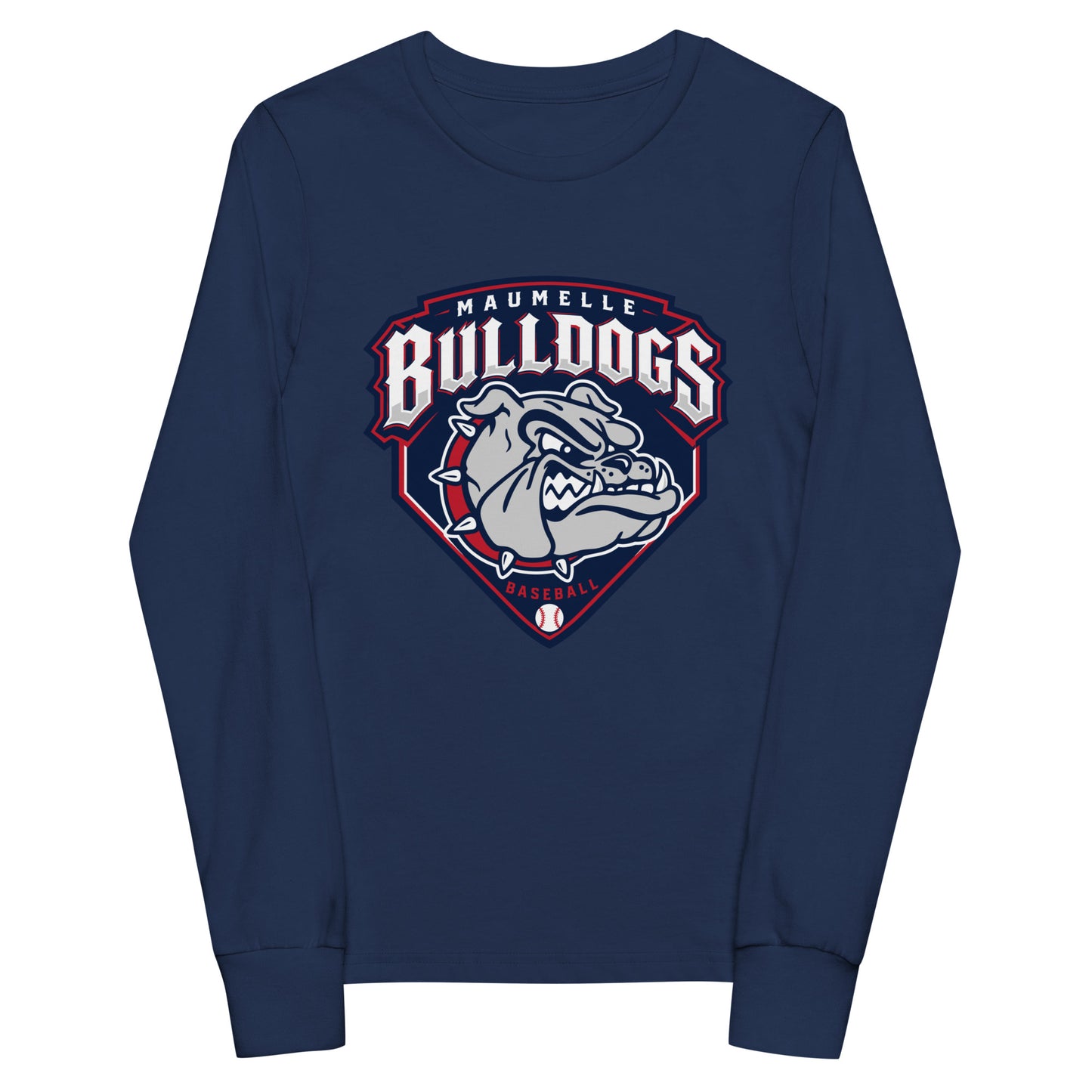 Performance | Youth Long Sleeve T-Shirt | Maumelle Bulldogs 2035 | Shield Logo