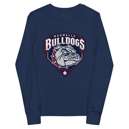 Performance | Youth Long Sleeve T-Shirt | Maumelle Bulldogs 2035 | Shield Logo