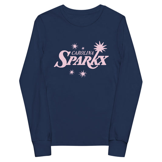 Performance | Youth Long Sleeve T-Shirt | Carolina Sparkx | Modern Script Logo