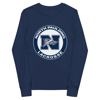 Performance | Youth Long Sleeve T-Shirt | North Paulding Lacrosse | Badge Logo