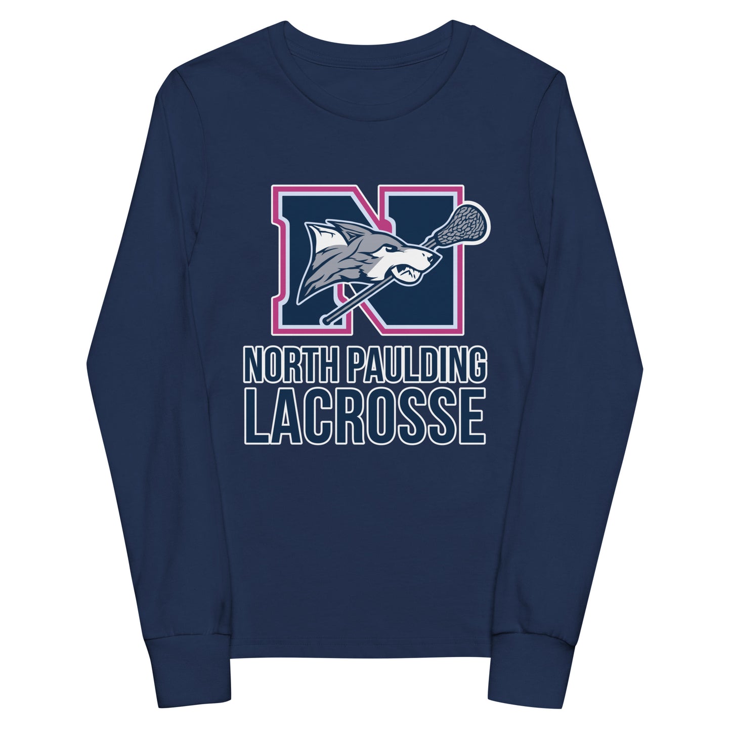 Performance | Youth Long Sleeve T-Shirt | North Paulding Lacrosse | Vanguard Logo