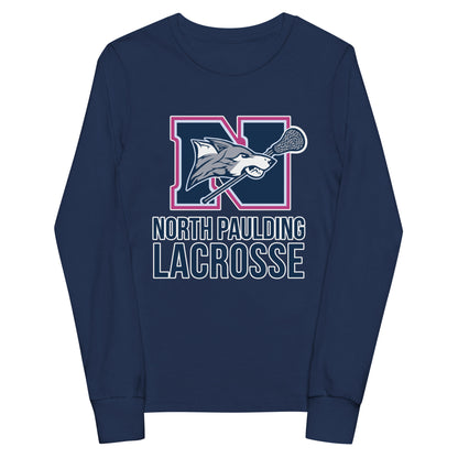 Performance | Youth Long Sleeve T-Shirt | North Paulding Lacrosse | Vanguard Logo