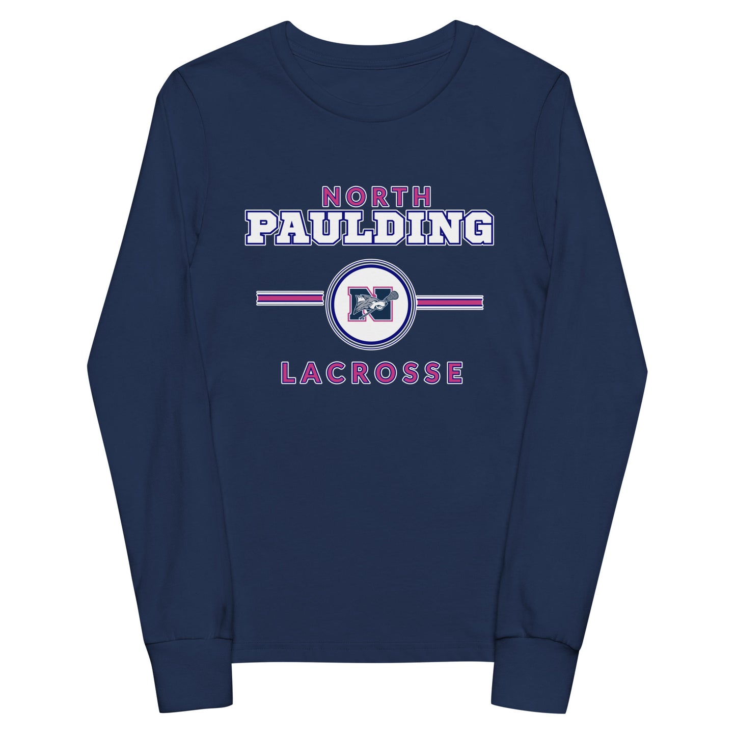 Performance | Youth Long Sleeve T-Shirt | North Paulding Lacrosse | Valor Logo
