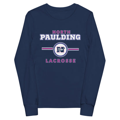 Performance | Youth Long Sleeve T-Shirt | North Paulding Lacrosse | Valor Logo