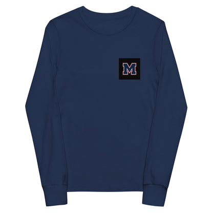 Performance | Youth Long Sleeve T-Shirt | Michigan Select Baseball | M Lettermark Logo