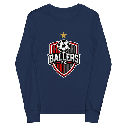Performance | Youth Long Sleeve T-Shirt | Ballers FC | Shield Logo