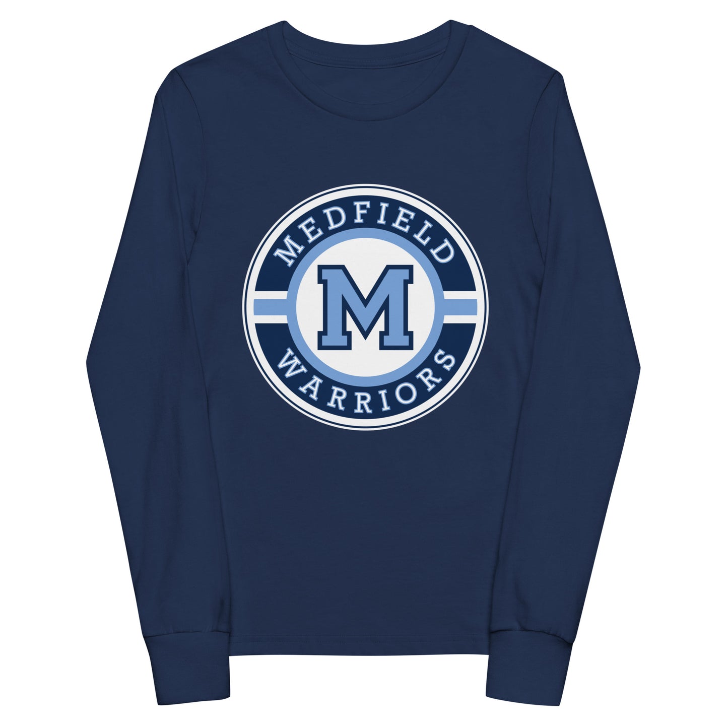 Performance | Youth Long Sleeve T-Shirt | Medfield Softball | Badge Logo