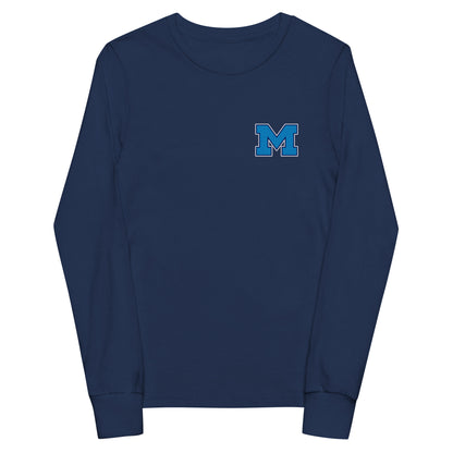 Performance | Youth Long Sleeve T-Shirt | Medfield Softball | Lettermark Logo