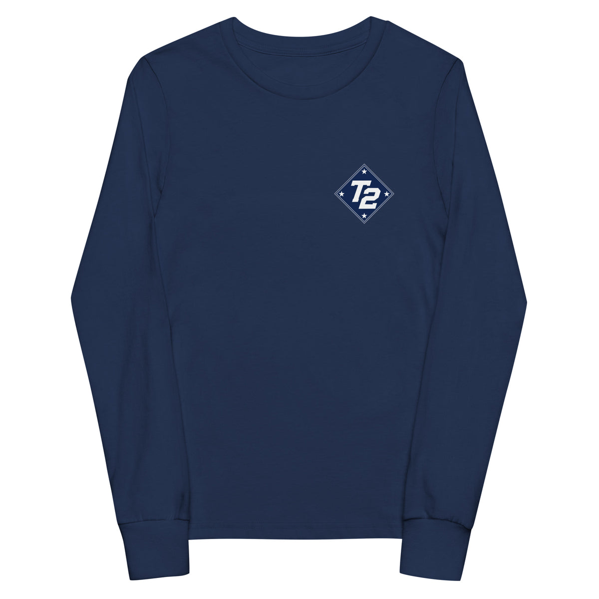 Performance | Youth Long Sleeve T-Shirt | Texas Turn Two Baseball | Crest Logo