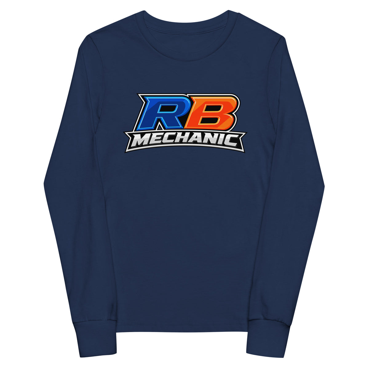 Performance | Youth Long Sleeve T-Shirt | RB Mechanic | Crest Logo